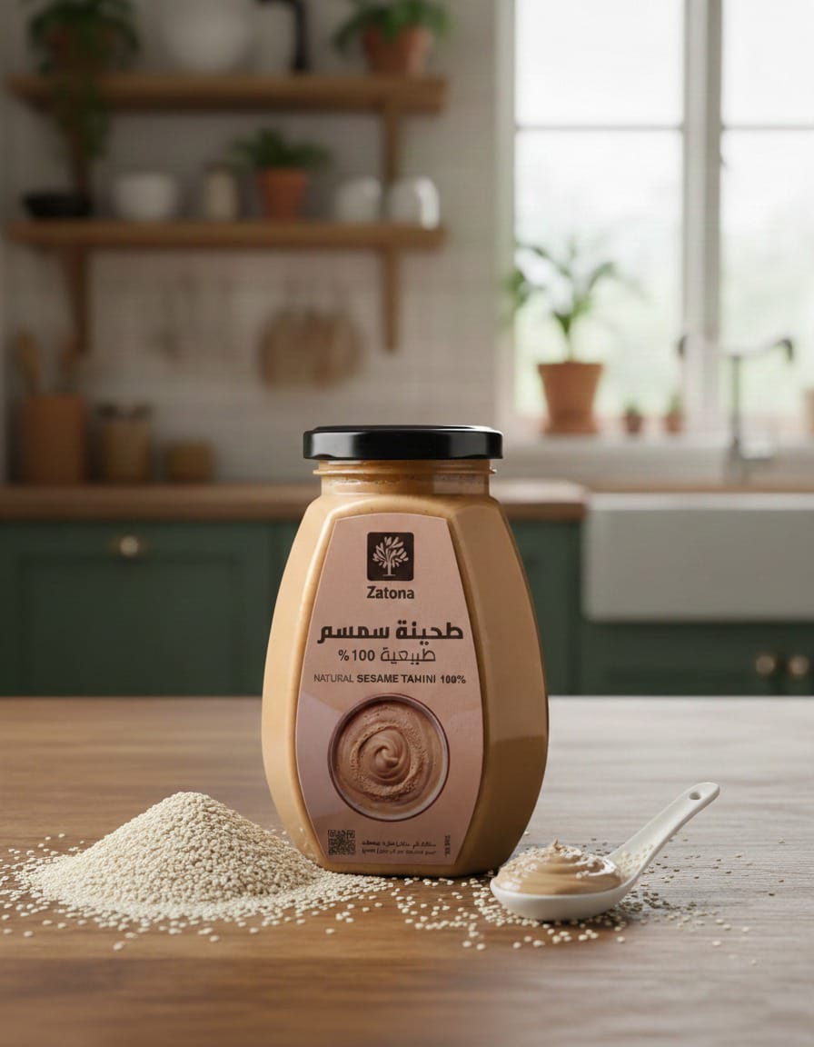 طحينة السمسم الصافي الفاخرة - 750 مل